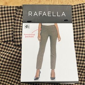 Rafaella Brown and Black Houndstooth Stretch Pant